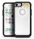 Descending Scattered Golden Micro Dots - iPhone 7 or 8 OtterBox Case & Skin Kits