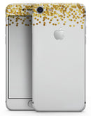 Descending Scattered Golden Micro Dots - Skin-kit for the iPhone 8 or 8 Plus