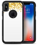 Descending Scattered Golden Micro Dots - iPhone X OtterBox Case & Skin Kits