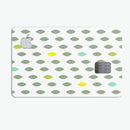 Descending Shades of Green Petals - Premium Protective Decal Skin-Kit for the Apple Credit Card