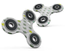 Descending Shades of Green Petals Full-Body Fidget Spinner Skin-Kit
