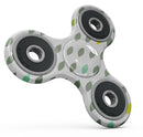 Descending Shades of Green Petals Full-Body Fidget Spinner Skin-Kit