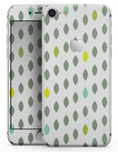 Descending Shades of Green Petals - Skin-kit for the iPhone 8 or 8 Plus