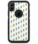 Descending Shades of Green Petals - iPhone X OtterBox Case & Skin Kits