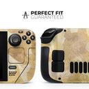 Desert Camouflage V1 // Full Body Skin Decal Wrap Kit for the Steam Deck handheld gaming computer