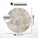 Desert Camouflage V2// WaterProof Rubber Foam Backed Anti-Slip Mouse Pad for Home Work Office or Gaming Computer Desk