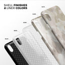 Desert Camouflage V2 - iPhone X Swappable Hybrid Case