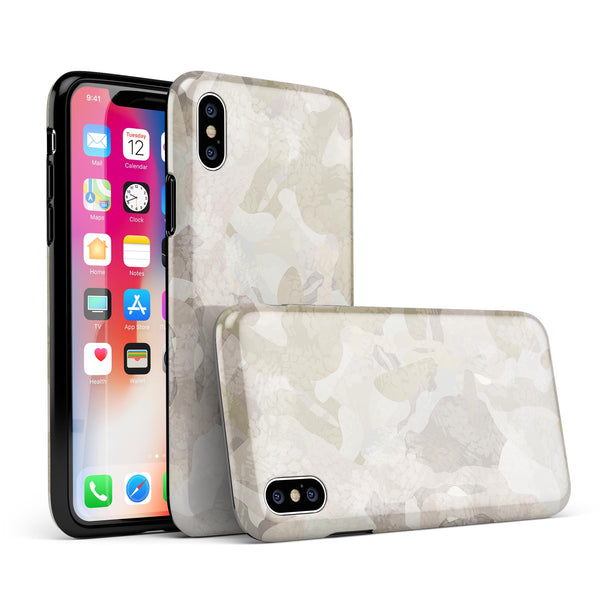Desert Camouflage V2 - iPhone X Swappable Hybrid Case