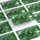 Desert Green Camouflage V2 - Premium Protective Decal Skin-Kit for the Apple Credit Card