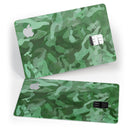 Desert Green Camouflage V2 - Premium Protective Decal Skin-Kit for the Apple Credit Card