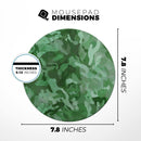 Desert Green Camouflage V2// WaterProof Rubber Foam Backed Anti-Slip Mouse Pad for Home Work Office or Gaming Computer Desk
