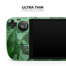 Desert Green Camouflage V2 // Full Body Skin Decal Wrap Kit for the Steam Deck handheld gaming computer