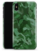 Desert Green Camouflage V2 - iPhone X Clipit Case
