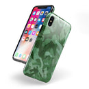 Desert Green Camouflage V2 - iPhone X Swappable Hybrid Case