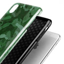 Desert Green Camouflage V2 - iPhone X Swappable Hybrid Case