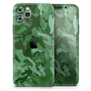 Desert Green Camouflage V2 - Skin-Kit compatible with the Apple iPhone 13, 13 Pro Max, 13 Mini, 13 Pro, iPhone 12, iPhone 11 (All iPhones Available)