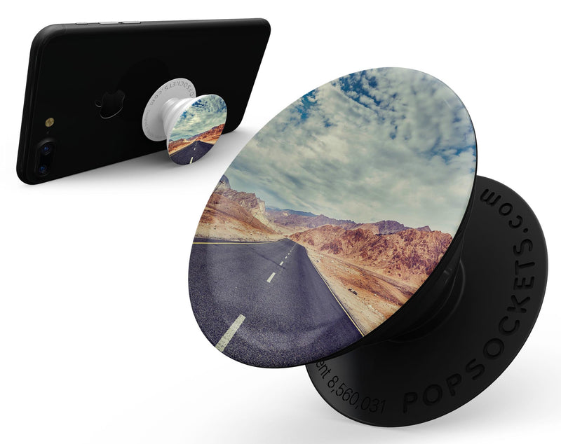 Desert Road - Skin Kit for PopSockets and other Smartphone Extendable Grips & Stands