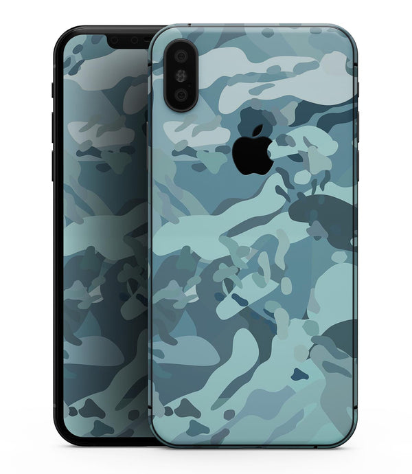 Desert Sea Camouflage V2 - iPhone XS MAX, XS/X, 8/8+, 7/7+, 5/5S/SE Skin-Kit (All iPhones Available)