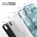 Desert Sea Camouflage V2 - iPhone X Swappable Hybrid Case