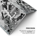 Desert Snow Camouflage V2 // Skin Decal Wrap Kit Compatible with the Apple MacBook Pro, Pro with Touch Bar or Air (11, 12, 13, 15 & 16" - All Versions Available)