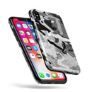 Desert Snow Camouflage V2 - iPhone X Swappable Hybrid Case