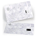 Desert Winter Camouflage V3 - Premium Protective Decal Skin-Kit for the Apple Credit Card