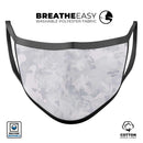 Desert Winter Camouflage V3 - Made in USA Mouth Cover Unisex Anti-Dust Cotton Blend Reusable & Washable Face Mask with Adjustable Sizing for Adult or Child