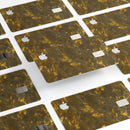 Dirt Covered Golden Plate - Premium Protective Decal Skin-Kit for the Apple Credit Card