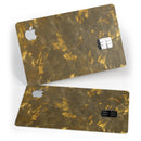 Dirt Covered Golden Plate - Premium Protective Decal Skin-Kit for the Apple Credit Card
