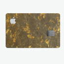 Dirt Covered Golden Plate - Premium Protective Decal Skin-Kit for the Apple Credit Card