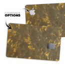 Dirt Covered Golden Plate - Premium Protective Decal Skin-Kit for the Apple Credit Card