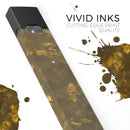 Dirt Covered Golden Plate - Premium Decal Protective Skin-Wrap Sticker compatible with the Juul Labs vaping device