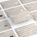 Disappearing Black and White Verticle Stripes - Premium Protective Decal Skin-Kit for the Apple Credit Card