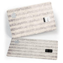 Disappearing Black and White Verticle Stripes - Premium Protective Decal Skin-Kit for the Apple Credit Card