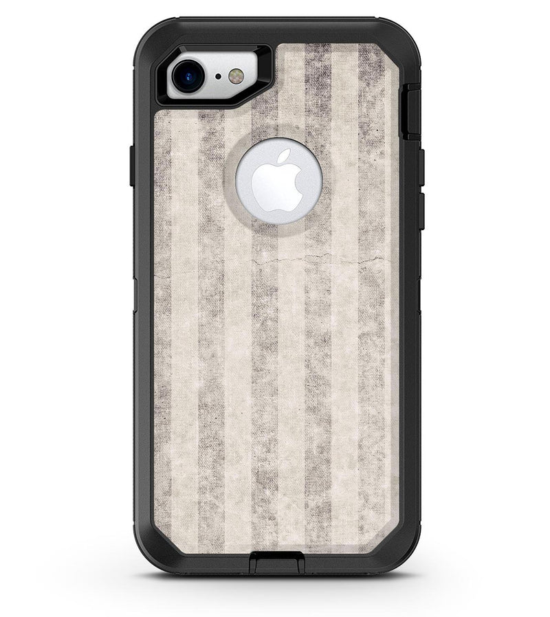 Disappearing Black and White Verticle Stripes - iPhone 7 or 8 OtterBox Case & Skin Kits