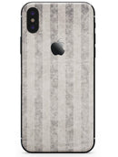 Disappearing Black and White Verticle Stripes - iPhone X Skin-Kit