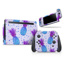 Disco Pineapple // Skin Decal Wrap Kit for Nintendo Switch Console & Dock, Joy-Cons, Pro Controller, Lite, 3DS XL, 2DS XL, DSi, or Wii - Vinyl Skin Wrap for Nintendo Switch 2, OLED, Lite, Pro Controller, Wii & Classic Handhelds