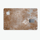 Distressed Silver Texture v10 - Premium Protective Decal Skin-Kit for the Apple Credit Card