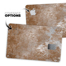 Distressed Silver Texture v10 - Premium Protective Decal Skin-Kit for the Apple Credit Card
