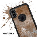 Distressed Silver Texture v10 - Skin Kit for the iPhone OtterBox Cases