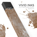 Distressed Silver Texture v10 - Premium Decal Protective Skin-Wrap Sticker compatible with the Juul Labs vaping device