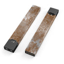 Distressed Silver Texture v10 - Premium Decal Protective Skin-Wrap Sticker compatible with the Juul Labs vaping device