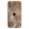Distressed Silver Texture v10 - Skin-Kit compatible with the Apple iPhone 13, 13 Pro Max, 13 Mini, 13 Pro, iPhone 12, iPhone 11 (All iPhones Available)