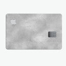 Distressed Silver Texture v11 - Premium Protective Decal Skin-Kit for the Apple Credit Card