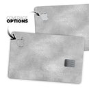 Distressed Silver Texture v11 - Premium Protective Decal Skin-Kit for the Apple Credit Card