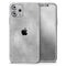 Distressed Silver Texture v11 - Skin-Kit compatible with the Apple iPhone 13, 13 Pro Max, 13 Mini, 13 Pro, iPhone 12, iPhone 11 (All iPhones Available)