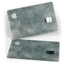 Distressed Silver Texture v12 - Premium Protective Decal Skin-Kit for the Apple Credit Card