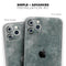 Distressed Silver Texture v12 - Skin-Kit compatible with the Apple iPhone 13, 13 Pro Max, 13 Mini, 13 Pro, iPhone 12, iPhone 11 (All iPhones Available)