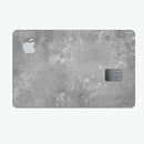 Distressed Silver Texture v13 - Premium Protective Decal Skin-Kit for the Apple Credit Card