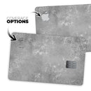 Distressed Silver Texture v13 - Premium Protective Decal Skin-Kit for the Apple Credit Card